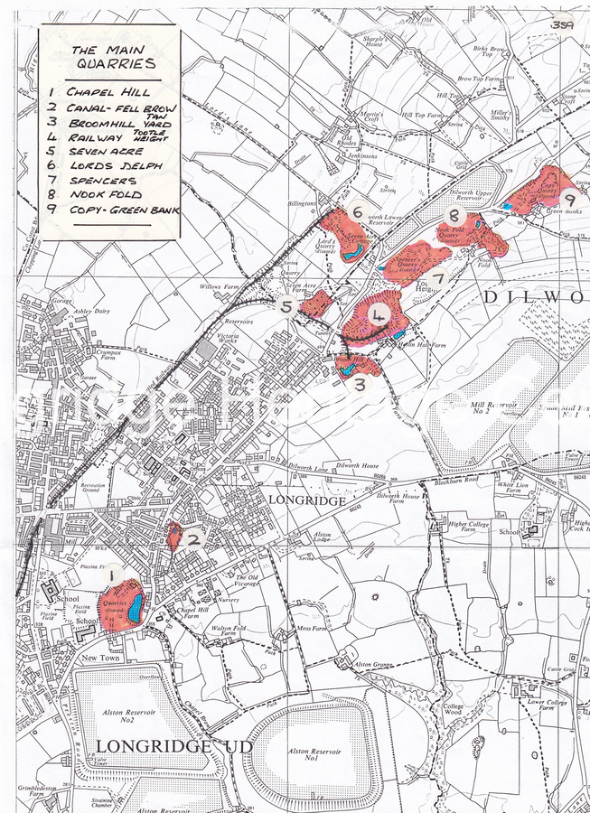 359MAP - Quarries - Location Map  - Unknown